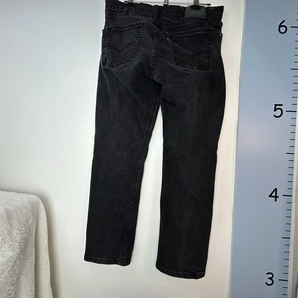 Levi's 502 Denim Black Jeans 38X30‎ Mens